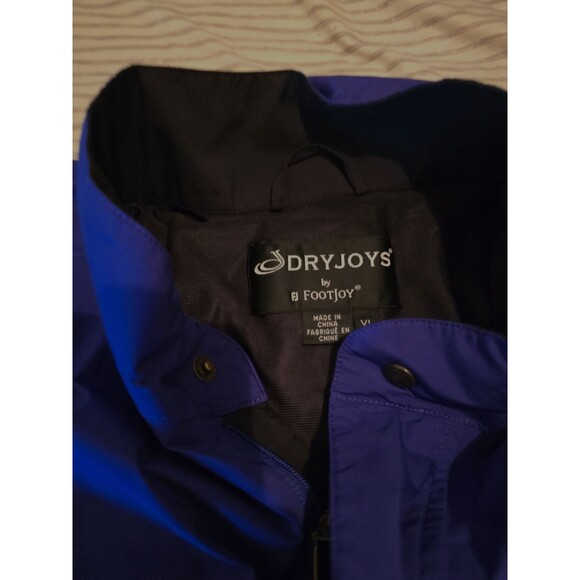 DryJoys Footjoy Windbreaker Mens XLarge Blue 1/4 Short Sleeve Golf - Picture 7 of 8